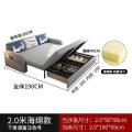 折叠沙发床两用实木客厅小户型多功能沙发床储物可折叠1.5米双人_13_486 2.0米海绵款+实木抽屉储物 1.8米-2米