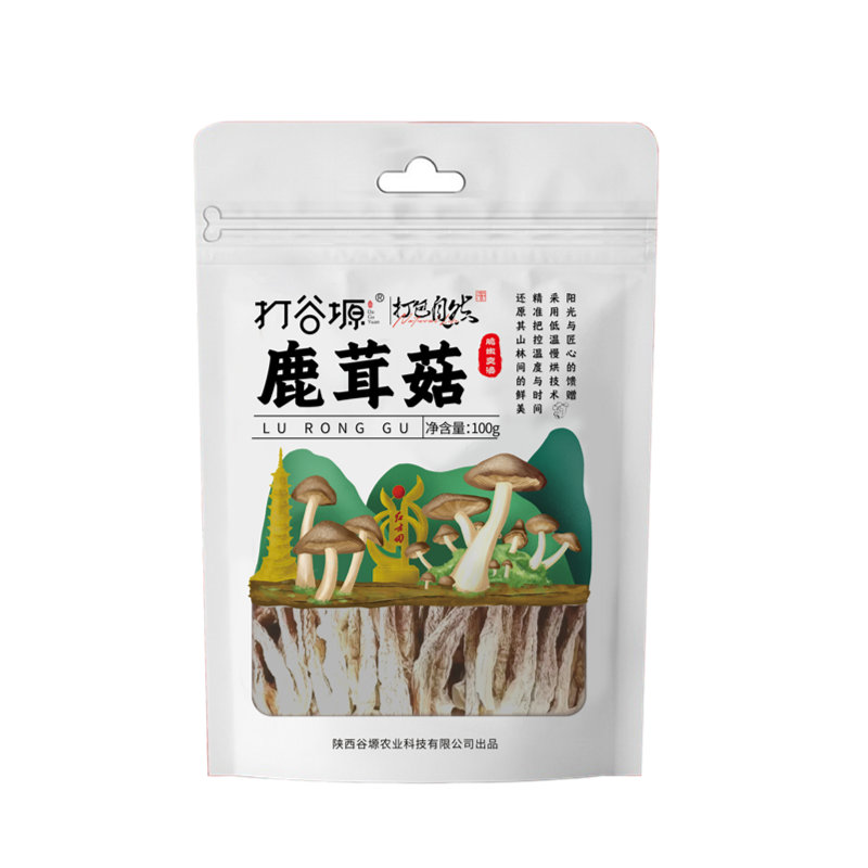 打谷塬鹿茸菇 100g 原味