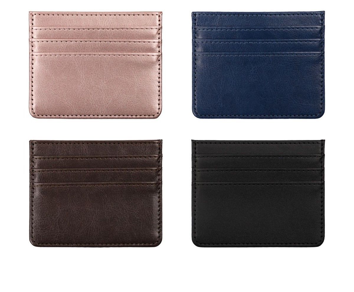 云曳超薄卡包银行卡套(联系客服颜色备注可定制) 皮革-3卡位/ 个高清大图