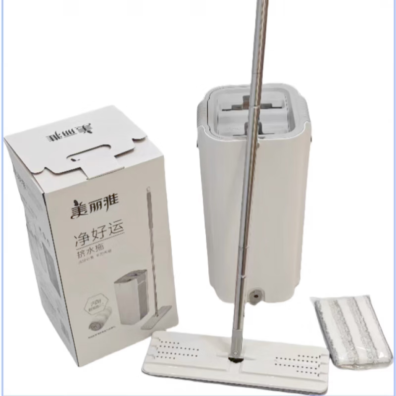 美丽雅净好运挤水拖HC081048干湿两用 拖把1整套(带桶)
