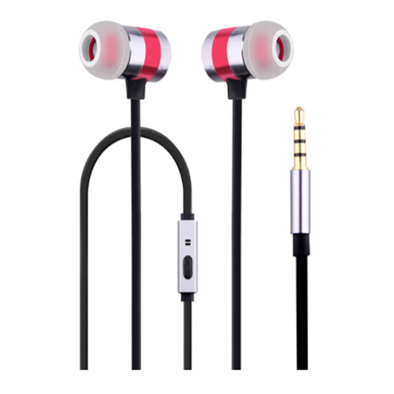 纽曼 Newmine MX670通用入耳式手机立体重低音扁平线带线控麦克