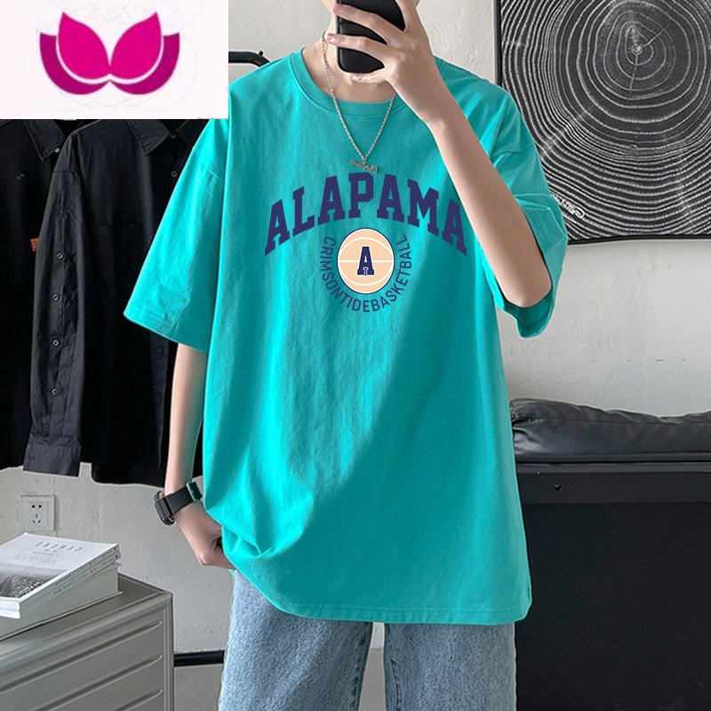 七斓短袖男夏季设计感小众宽松上衣服oversize半袖体恤ins潮牌t恤高清大图