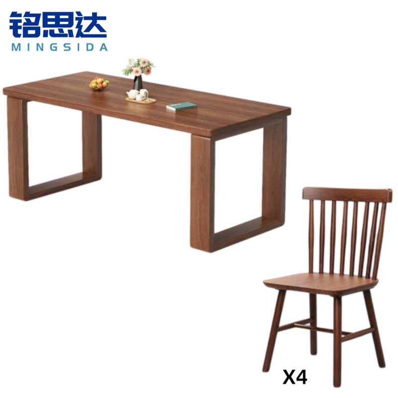 铭思达餐桌1.8m4椅套高清大图