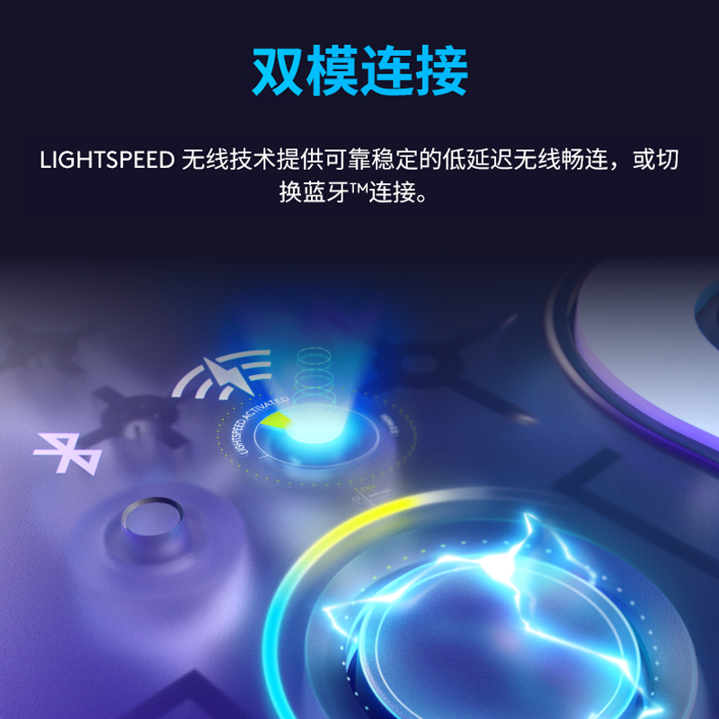 罗技(Logitech) G309 随行者 无线游戏鼠标 电竞鼠标绝地求生LOL吃鸡FPS瓦 混合微动 双模连接白色高清大图