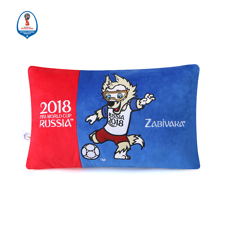 WORLD CUP 2018 45*30cm 靠枕-吉祥物-155 拼接色