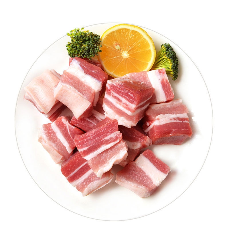 精选五花肉[块] 5斤商用装 五花肉猪肉带皮生猪肉新鲜散养土猪肉生鲜