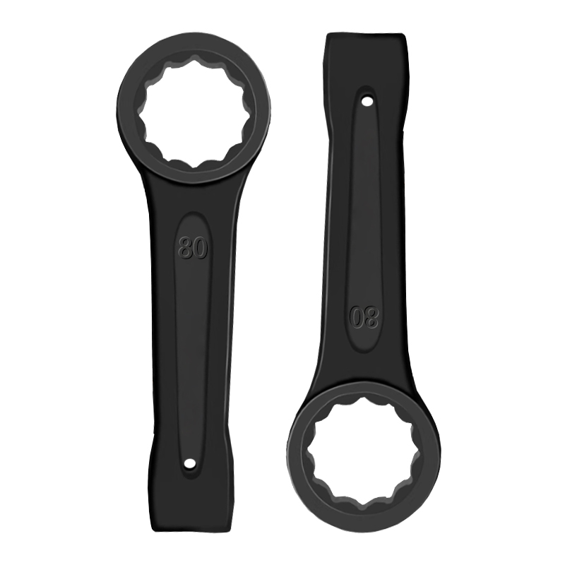 立伟铁牛敲击梅花扳手80mm/把高清大图