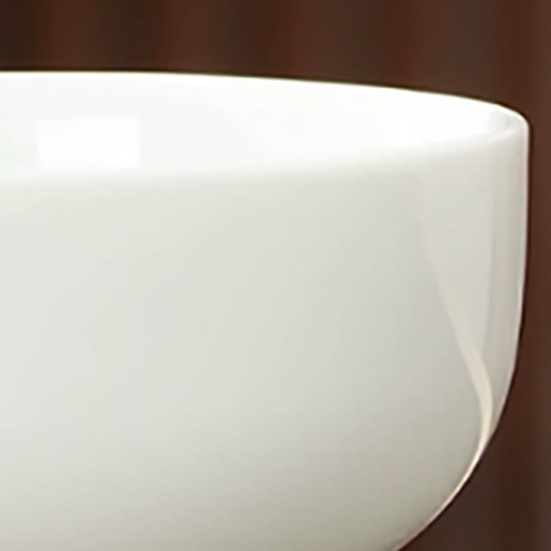 高白瓷大功夫杯茶杯 长6*高3.2cm 容量50ml(10个装)高清大图