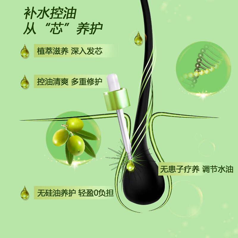 滋源535ml无患子保湿滋养护发素(中干性)/瓶高清大图