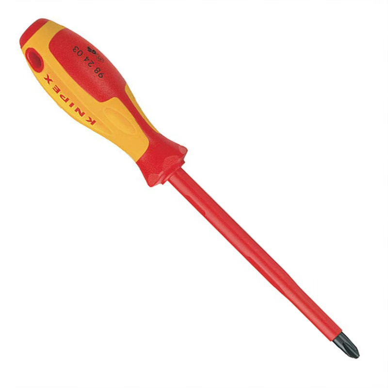 凯尼派克(KNIPEX)德国KNIPEX凯尼派克工具绝缘十字螺丝刀982400/982401/982402 PH0x60高清大图