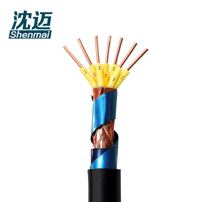 沈迈 铜芯铠装电缆 ZR-KVVP22-450/750V-7*1.5平方 /米高清大图