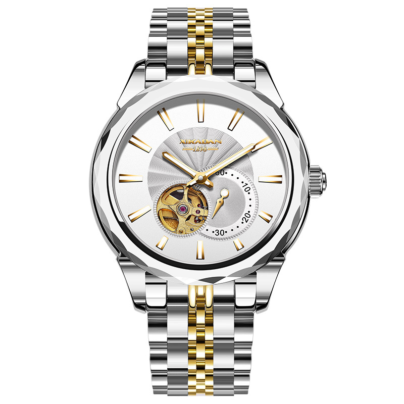 西卡丹xikadan手表男学生正品瑞士机械表自动镂空夜光防水国产品牌