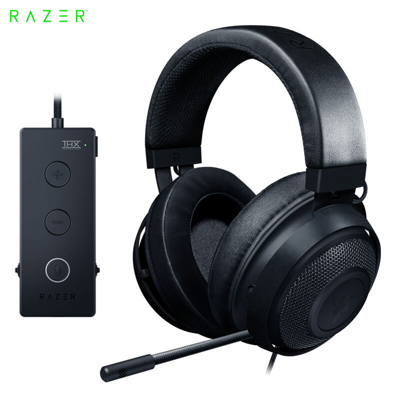 雷蛇 Razer 北海巨妖游戏耳机头戴式清凉耳罩竞技版 黑色 带usb声卡 参数配置 规格 性能 功能 苏宁易购