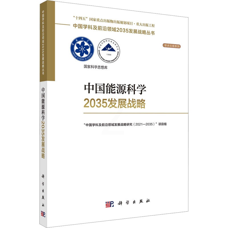 [正版]中国能源科学2035发展战略 科学出版社 “中国学科及前沿领域发展战略研究(2021-2023)”项目组 编高清大图