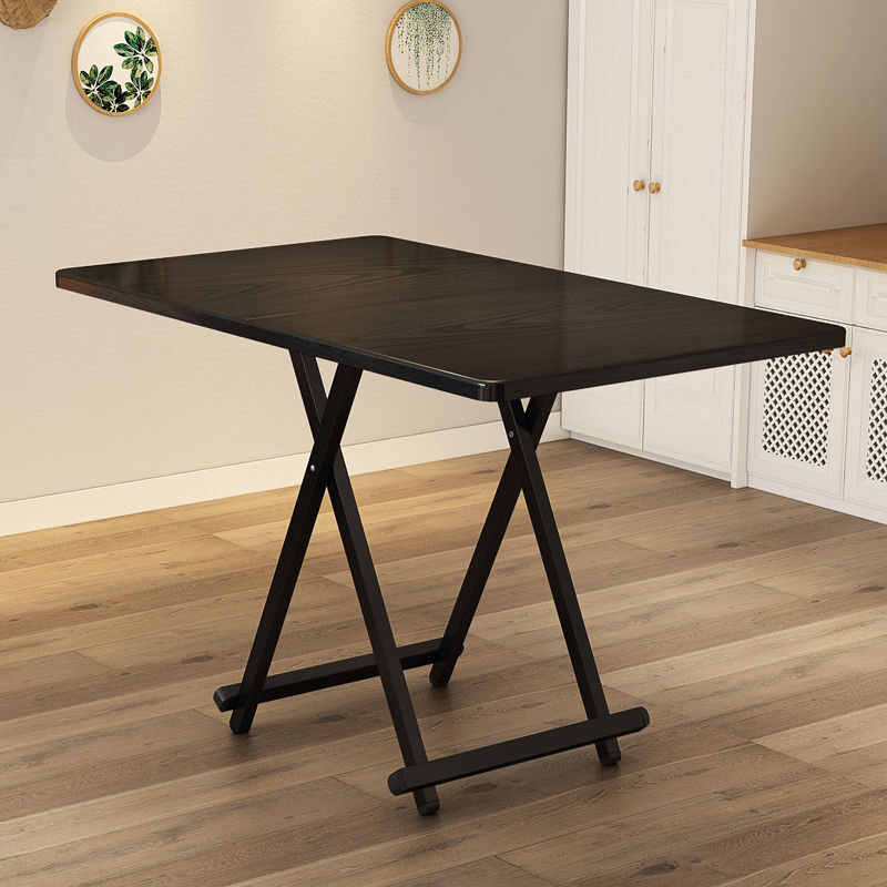 书香人嘉 折叠桌餐桌家用简易小户型折叠桌椅组合长方形吃饭桌子摆摊