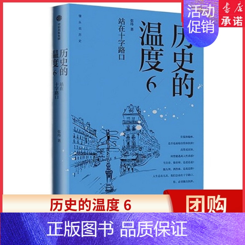 【正版】历史的温度6 站在十字路口 张玮著 馒头大师说历史 大众历史科普读物历史的温度系列第6本 知典故长知识 书店书