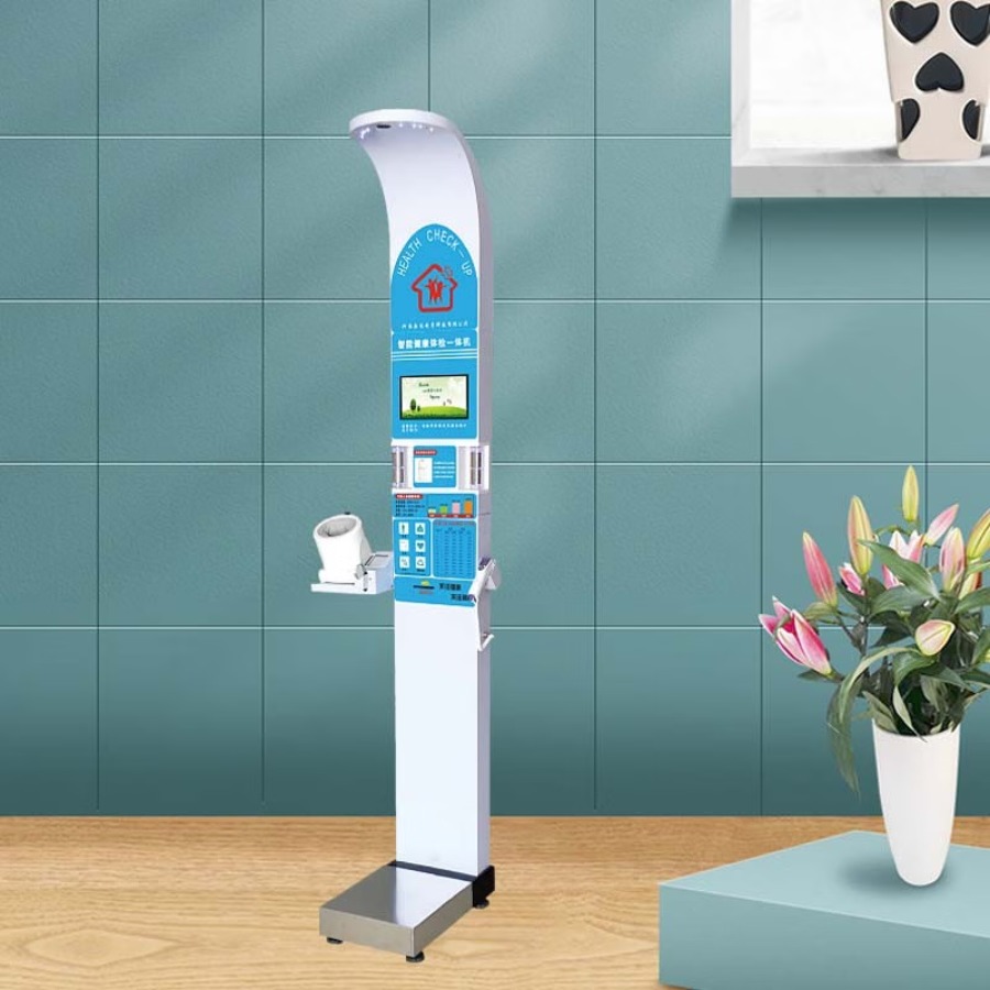 乐佳利康 智能健康体检一体机 公共卫生健康小屋智能精密体检机介绍身高体重体脂肪测量仪 HW-900A