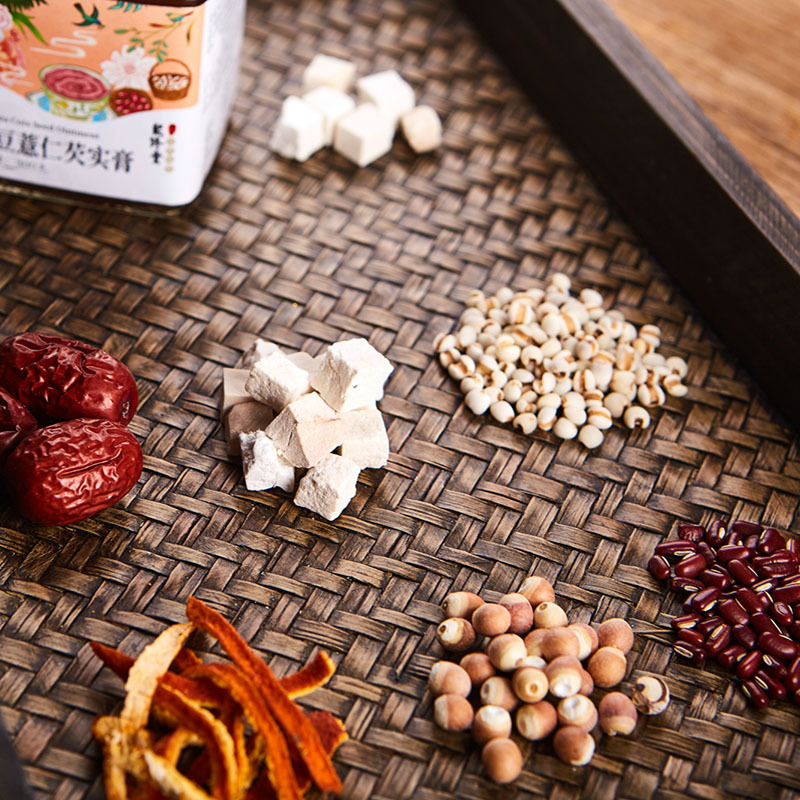 聚修堂(JUXIUTANG) 红豆薏仁芡实糕 300克/瓶装