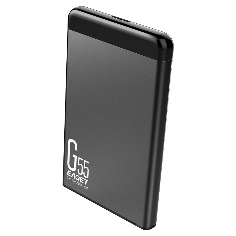 忆捷(Eaget)USB3.0移动硬盘G55 2.5英寸全金属文件数据备份存储安全高速防震 1TB