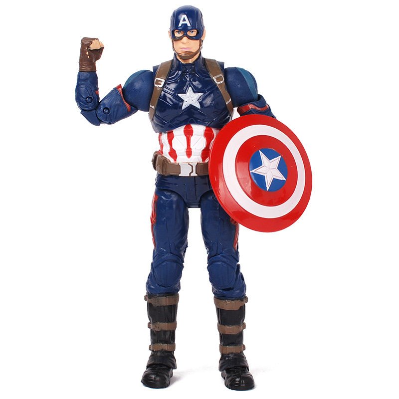 周边灭霸绿巨人超可动手办漫威正版玩具美国队长7寸盒装公仔支架参数