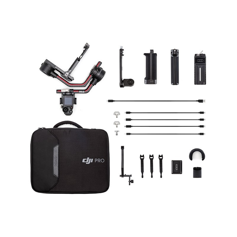 大疆 DJI RS 2 如影 专业单反相机防抖手持稳定器 云台稳定器 大疆拍摄稳定器