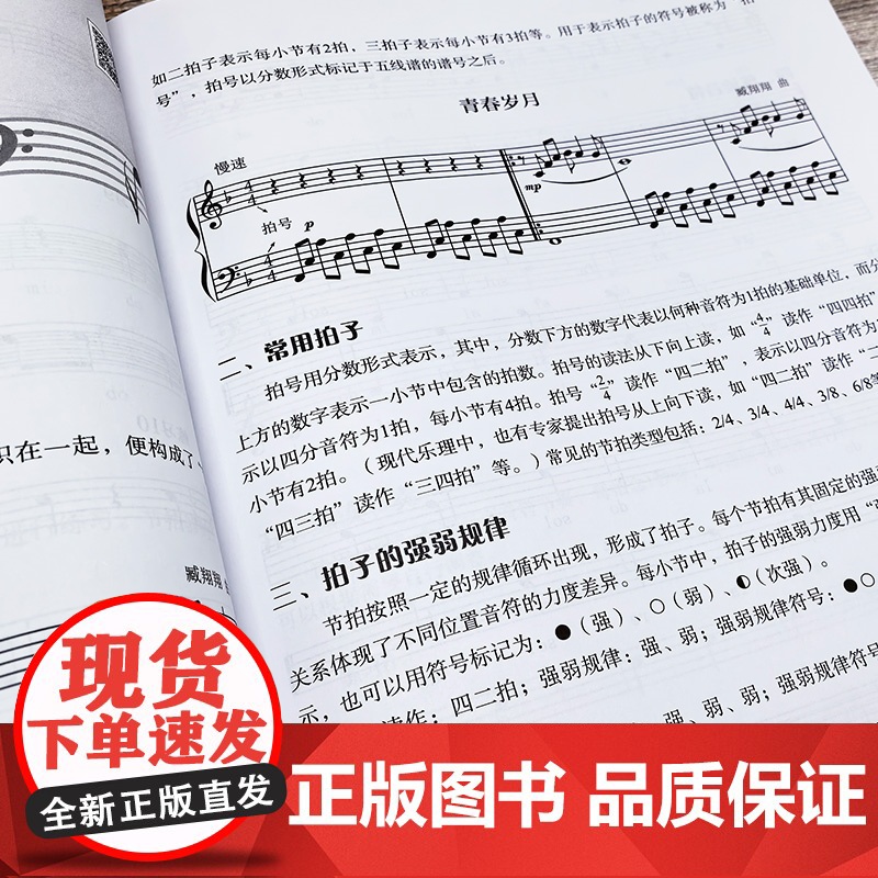 五线谱自学一月通视频教学版 五线谱入门基础教程知识 入门级自学五线谱书籍 零基础学五线谱 五线谱自学入门教程 音乐爱好者高清大图