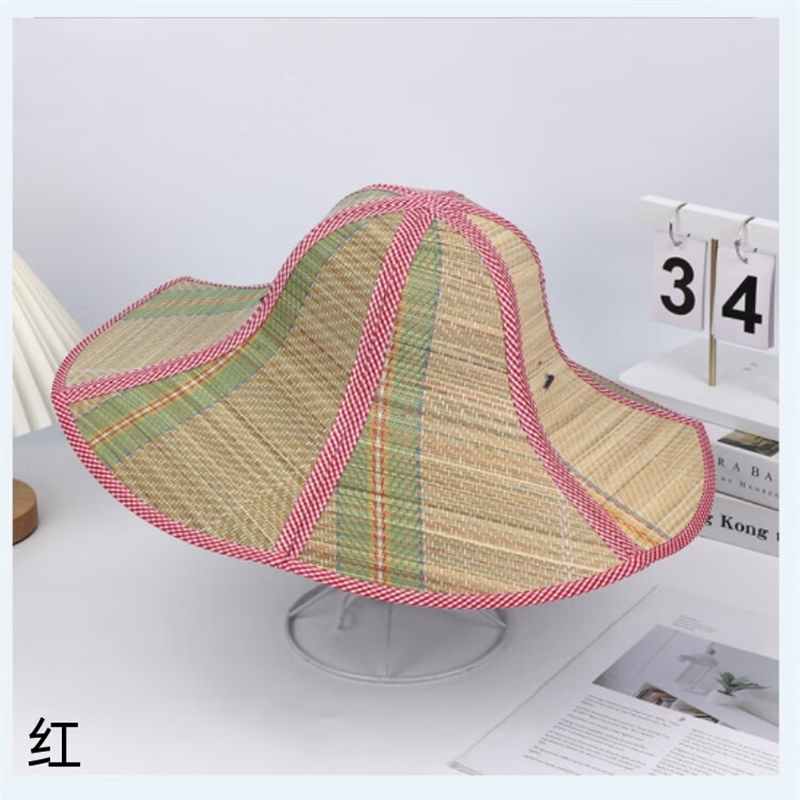 铁迅折叠草帽大沿遮阳草帽CM2 顶高清大图