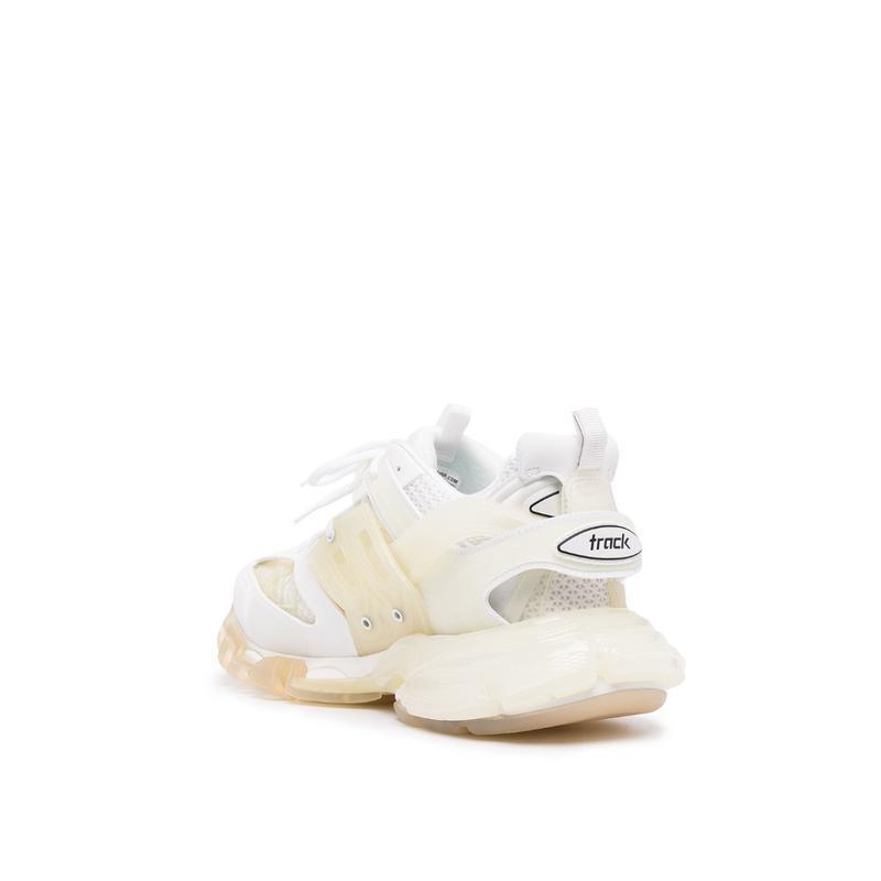 巴黎世家(Balenciaga)男款透明鞋底运动鞋拼接设计跑步鞋圆头系带