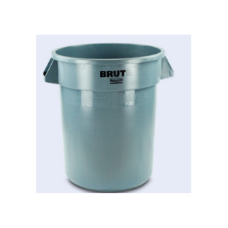 乐柏美 Rubbermaid 1932113 Brute储物桶，121.1L，灰色-不连桶盖