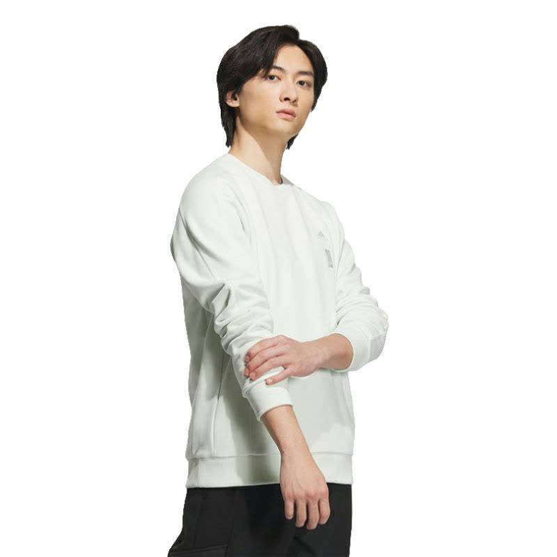 adidas/阿迪达斯卫衣武极系列加绒保暖圆领男装套头衫IX4295 C图片