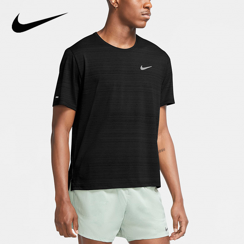 nike耐克t恤男装新款跑步训练运动透气短袖上衣cu5993010视频
