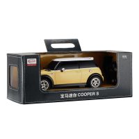 星辉(Rastar)宝马MINI电动遥控车儿童玩具 1:14遥控汽车宝马车模型21800黄色