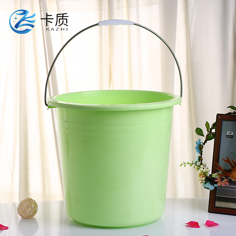 卡质 手提加厚塑料水桶 10L 个高清大图