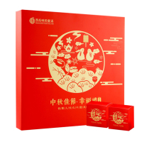[8味9饼]西瓜味的童话 幸福礼 月饼礼盒825g 八种口味 手提袋+刀叉