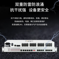 博扬 PDH光端机32路E1 32路2M光端机 光纤收发器 LC单纤20公里 机架式双电源 1对价BY-P32E1