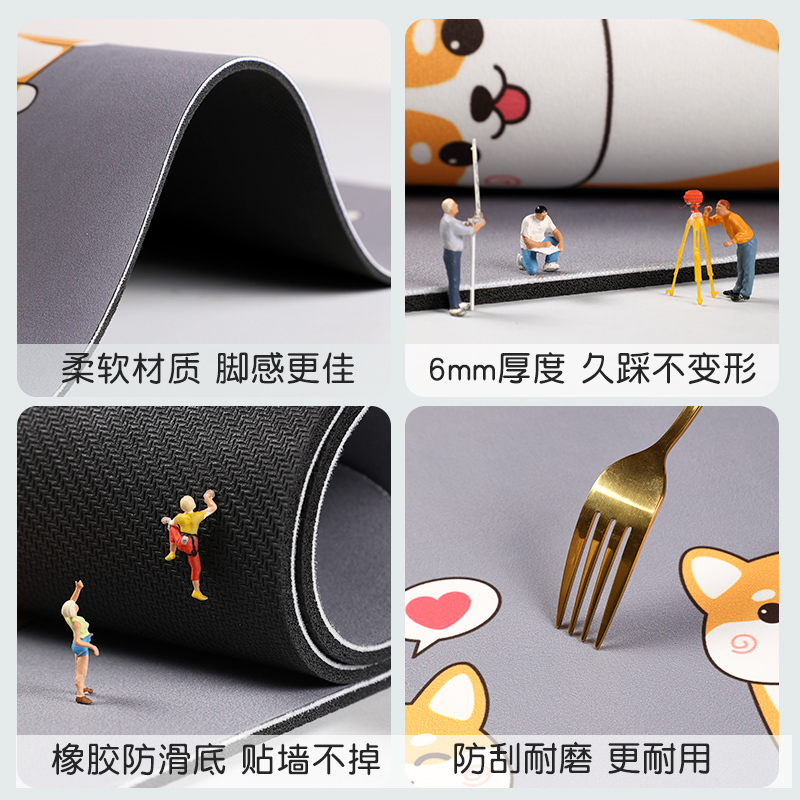 卡通硅藻泥地垫浴室防滑垫卫生间吸水速干垫子厕所洗手间家用脚垫