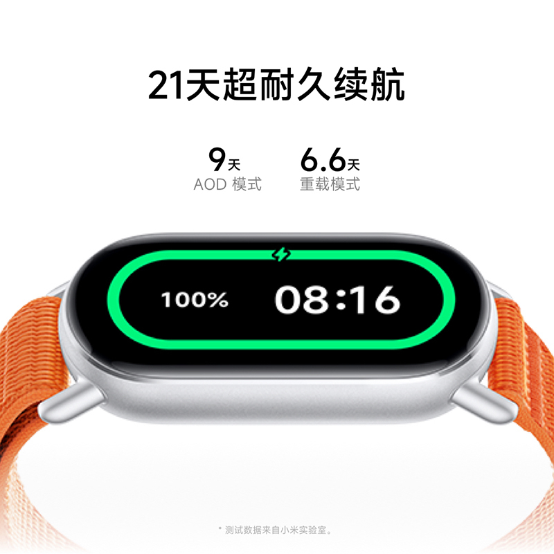 小米手环9 标准版 银色 运动健康防水睡眠心率智能手环运动手环NFC 全面屏长续航 离线支付