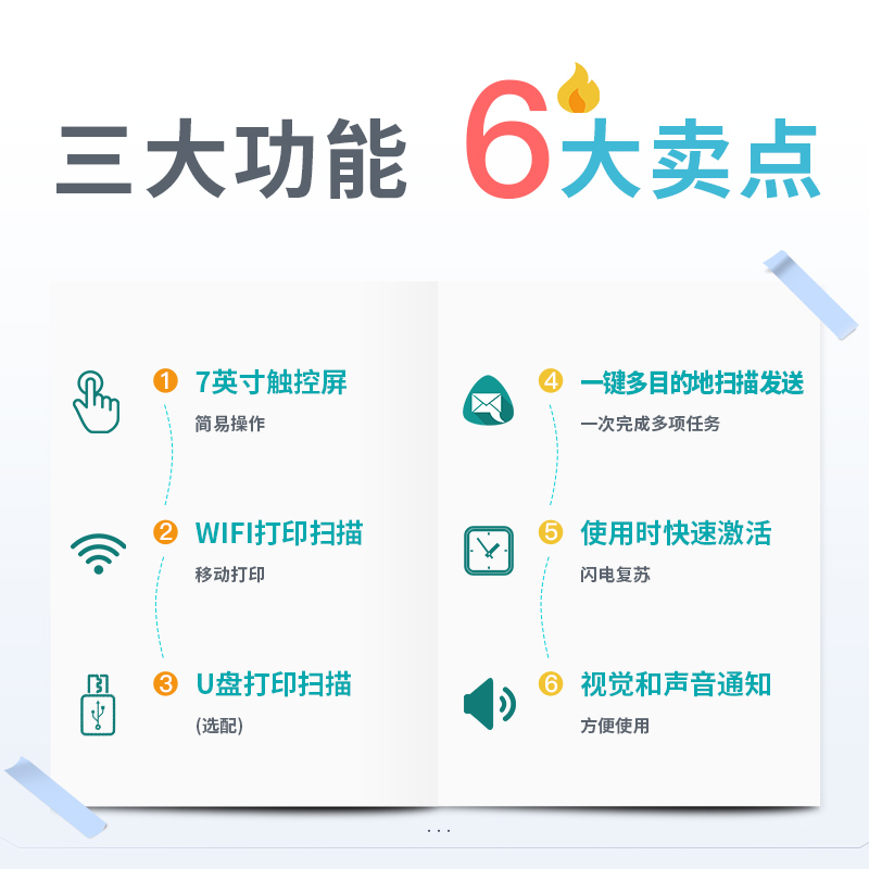 富士施乐APC2060CPS彩色复印机施乐C2060双面打印机A3A4彩色激光打印一体机2263升级 新款C2060CPS双层纸盒标配+A2型内置装订器高清大图