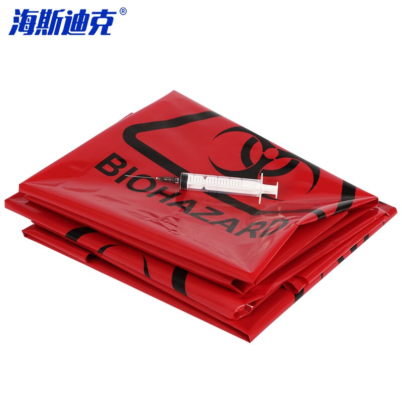 海斯迪克 耐高温高压生物危害袋 HKhf-18 红色61*81cm 1个高清大图