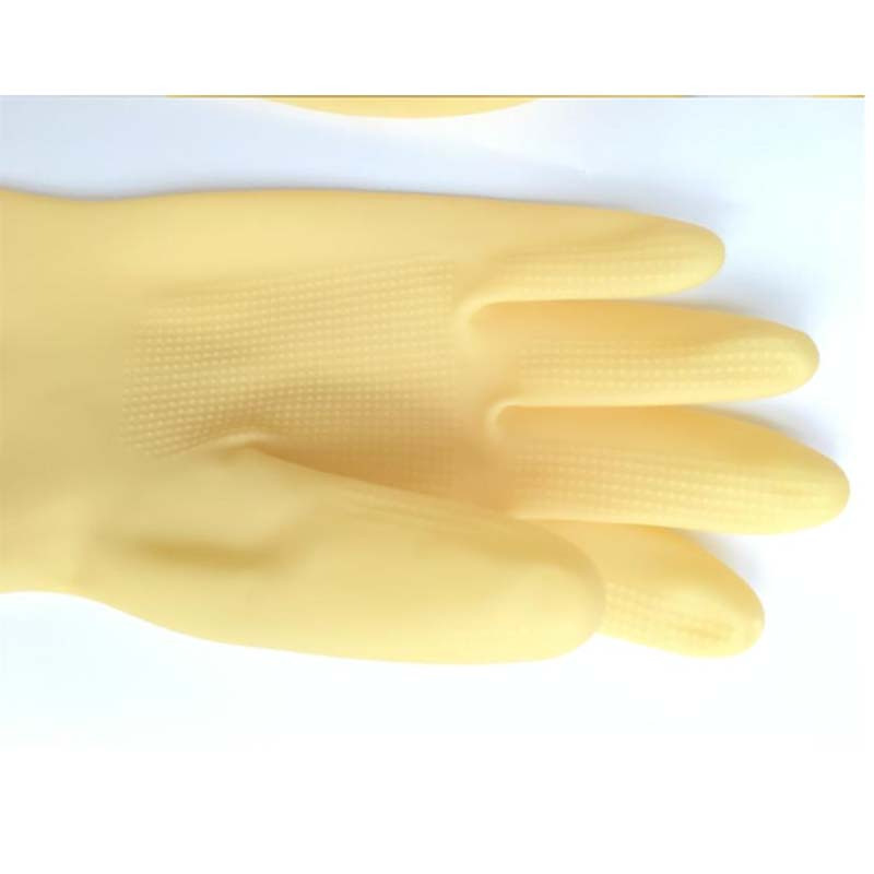 企购优品 越秀山加厚牛筋纯乳胶工业手套M码