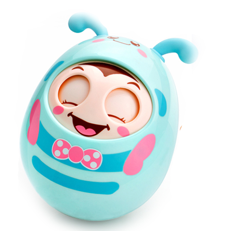 速翔玩具大号眨眼睛不倒翁玩具带声音