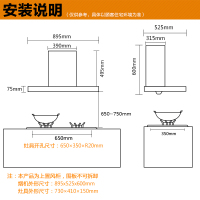 樱雪(INSE)烟灶套装 欧式抽油烟机 大吸力 猛火燃气灶套装F1920(B)W+Q1810(B) 天然气