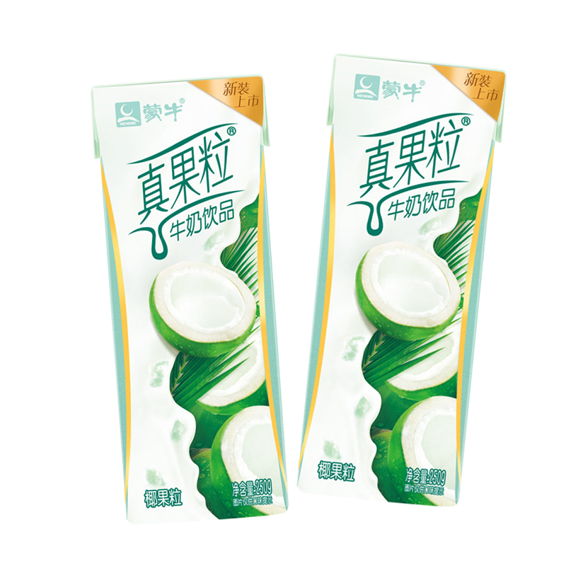 蒙牛mengniu真果粒牛奶饮品椰果粒250g12包