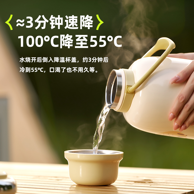 大宇(DAEWOO)便携式烧水壶 电热加热水杯旅行热水壶旅游电水壶保温杯恒温水壶婴儿防倾漏不烫伤D13-YGH