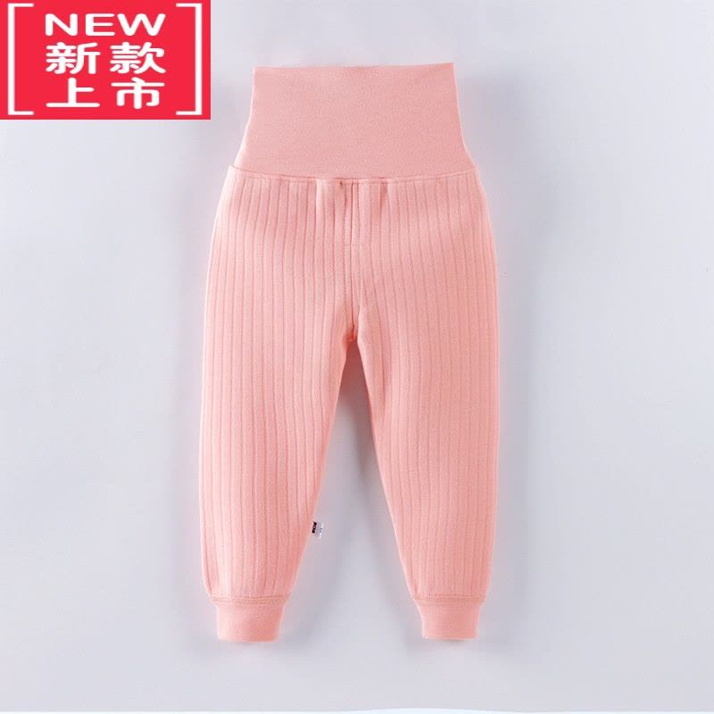 可莉允宝宝高腰裤婴儿保暖裤加绒加厚小孩护肚脐秋冬一体绒儿童裤子图片