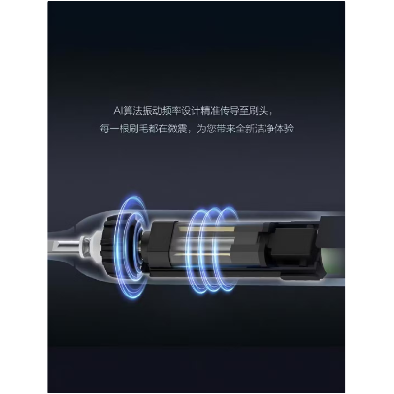 倍想智能电动牙刷情侣款充电美白洁牙礼盒装 成人实用套装 W2宇宙紫高清大图