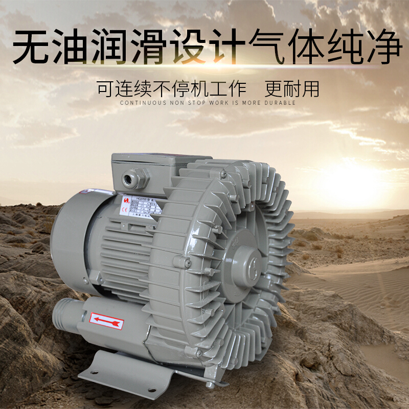 BONJEAN风机HG70w高压漩涡风机离心曝气泵鼓增氧机旋涡工业 HG-1500w(220V)高清大图