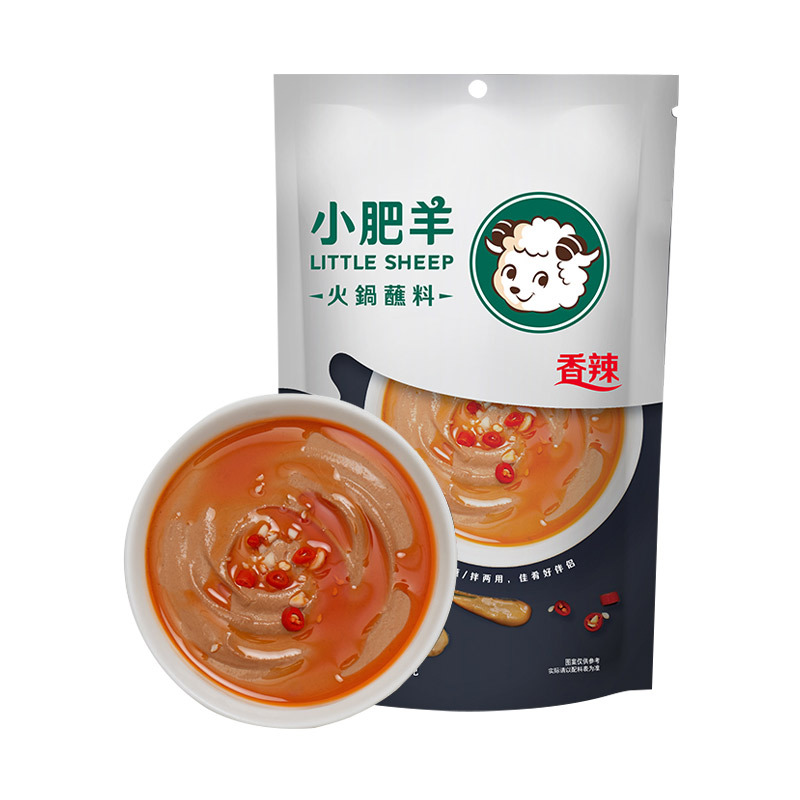 小肥羊清香火锅蘸料125g*2+香辣火锅蘸料125g*2 调味品调味料 火锅蘸料调味酱 凉拌菜拌面凉皮 热干面火锅烧烤
