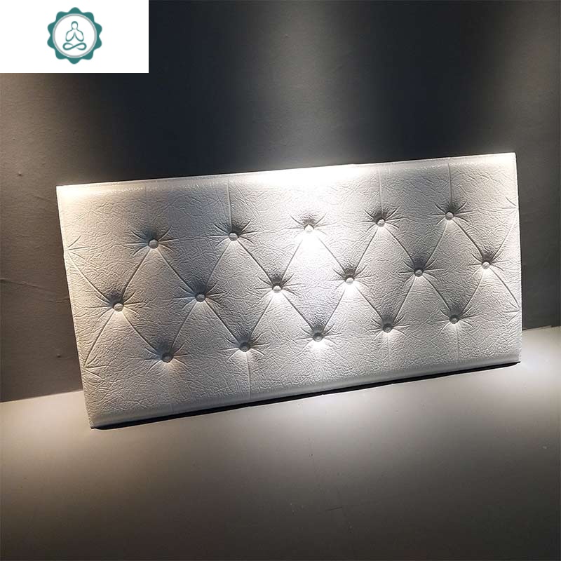 加厚防撞床头装饰贴纸立体软包墙贴自粘榻榻米软垫墙围泡沫护墙板封后