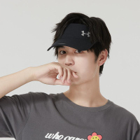 安德玛UA Launch男子新款健身训练速干跑步运动遮阳帽1361563-001 ZP OSFM 1361563-001/黑色